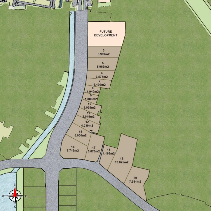 Kavling West Park - Map